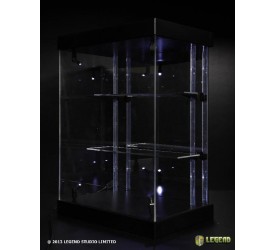 Master Light House Acrylic Display Case with Lighting for Mini Figures (black)